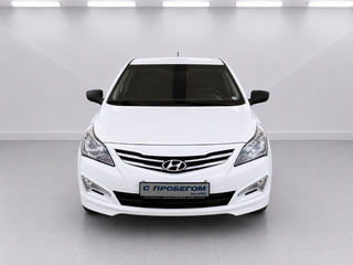 2016 Hyundai Solaris I Рестайлинг, белый, 990000 рублей, вид 2
