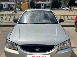 2007 Hyundai Accent ТагАЗ II, серебристый, 330000 рублей, вид 1