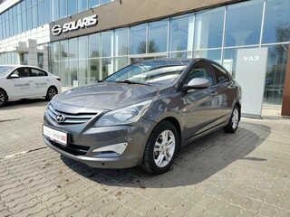 2016 Hyundai Solaris I Рестайлинг, серебристый, 612544 рублей, вид 3