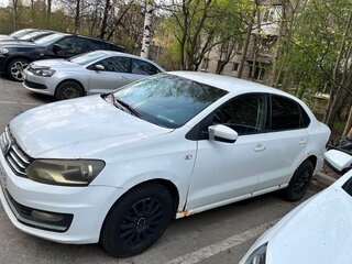2016 Volkswagen Polo V Рестайлинг, белый, 400000 рублей, вид 1
