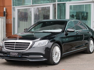 2018 Mercedes-Benz S-Класс 450 VI (W222, C217) Рестайлинг, чёрный, 3550000 рублей, вид 1