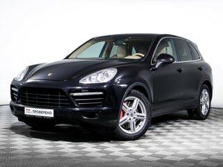 2010 Porsche Cayenne Turbo II (958), чёрный, 1650000 рублей, вид 1