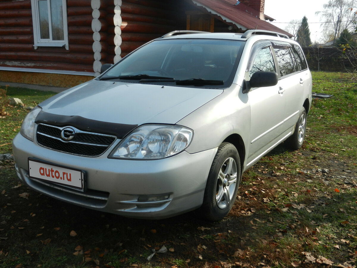 Toyota Corolla Fielder 2003 серебристый