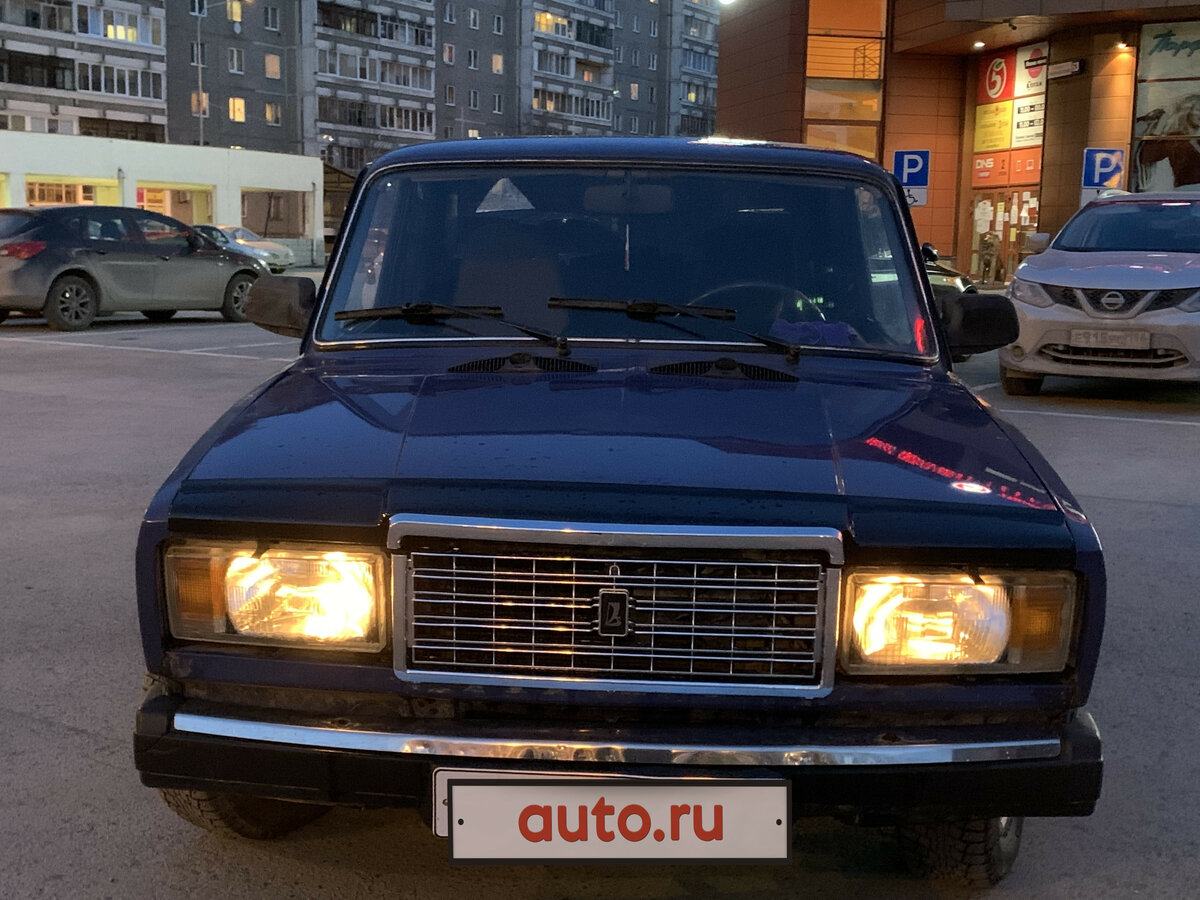 Лада 2107 синяя