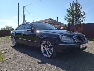 2004 Mercedes-Benz S-Класс 350 IV (W220) Рестайлинг, чёрный, 3000000 рублей, вид 1