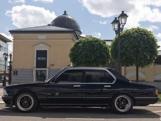 1984 BMW 7 серии 735i 5-speed I (E23), чёрный, 2450000 рублей, вид 1
