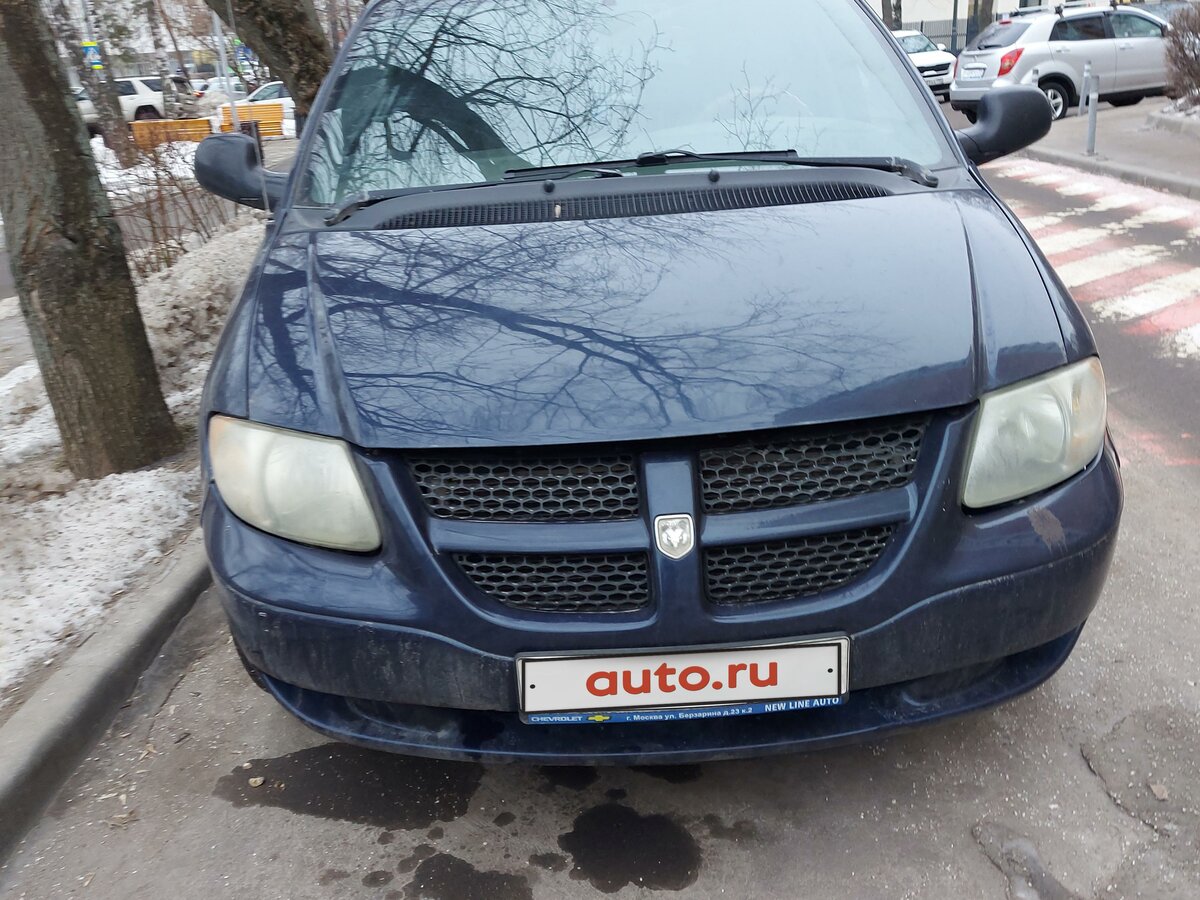 Додж караван синий