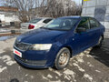2014 Skoda Rapid I, синий, 370000 рублей