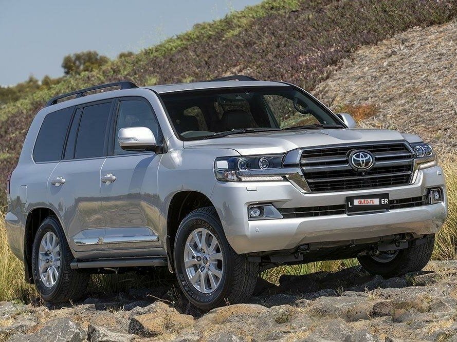 Джипы тойота все модели фото и цены Купить б/у Toyota Land Cruiser 200 Series Рестайлинг 1 4.6 AT (309 л.с.) 4WD бен