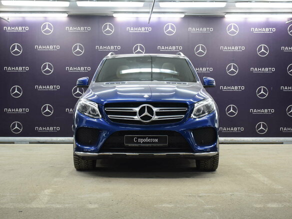 2016 Mercedes-Benz GLE 400 I (W166), синий, 3700000 рублей - вид 1