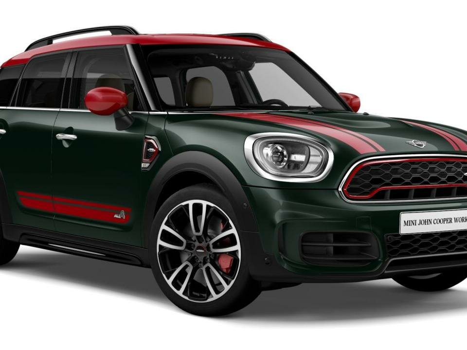 Мини Купер Countryman 2018 зеленый