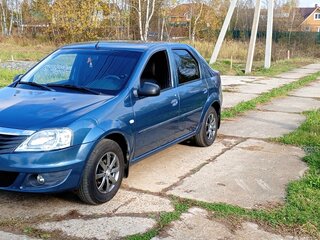 2011 Renault Logan I Рестайлинг, синий, 850000 рублей, вид 1
