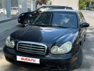 2002 Hyundai Sonata IV (EF) Рестайлинг, чёрный, 180000 рублей, вид 1