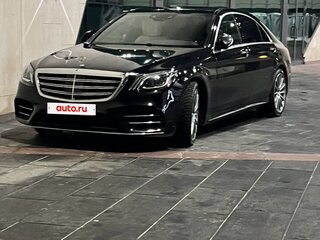 2018 Mercedes-Benz S-Класс 350 d Long VI (W222, C217) Рестайлинг, чёрный, 5900000 рублей, вид 1