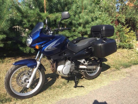 2000 Suzuki XF 650 Freewind, синий