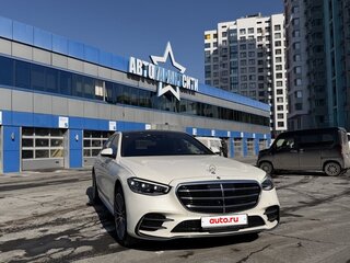 2021 Mercedes-Benz S-Класс 400 d Long 4MATIC VII (W223), белый, 7390000 рублей, вид 1