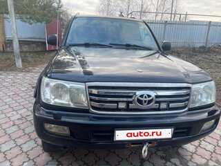 2006 Toyota Land Cruiser 100 Series Рестайлинг 2, чёрный, 1700000 рублей, вид 1