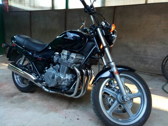 1992 Honda CB 750, синий - вид 2