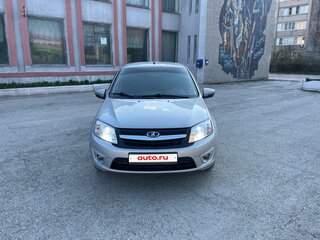 2016 Lada (ВАЗ) Granta I, серебристый, 525000 рублей, вид 1
