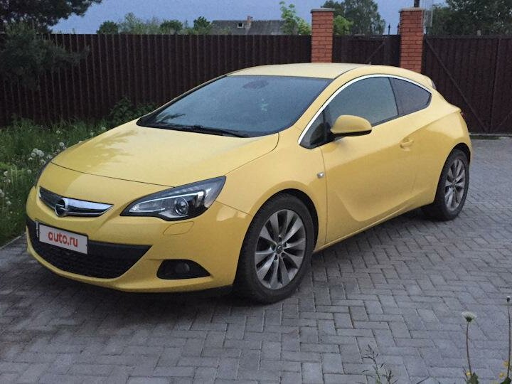 Опель gtc желтый
