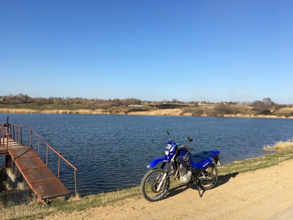1999 Yamaha XT600, синий - вид 6