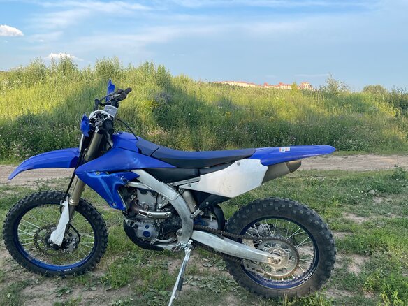 2020 Yamaha WR450F, синий, 750000 рублей - вид 3