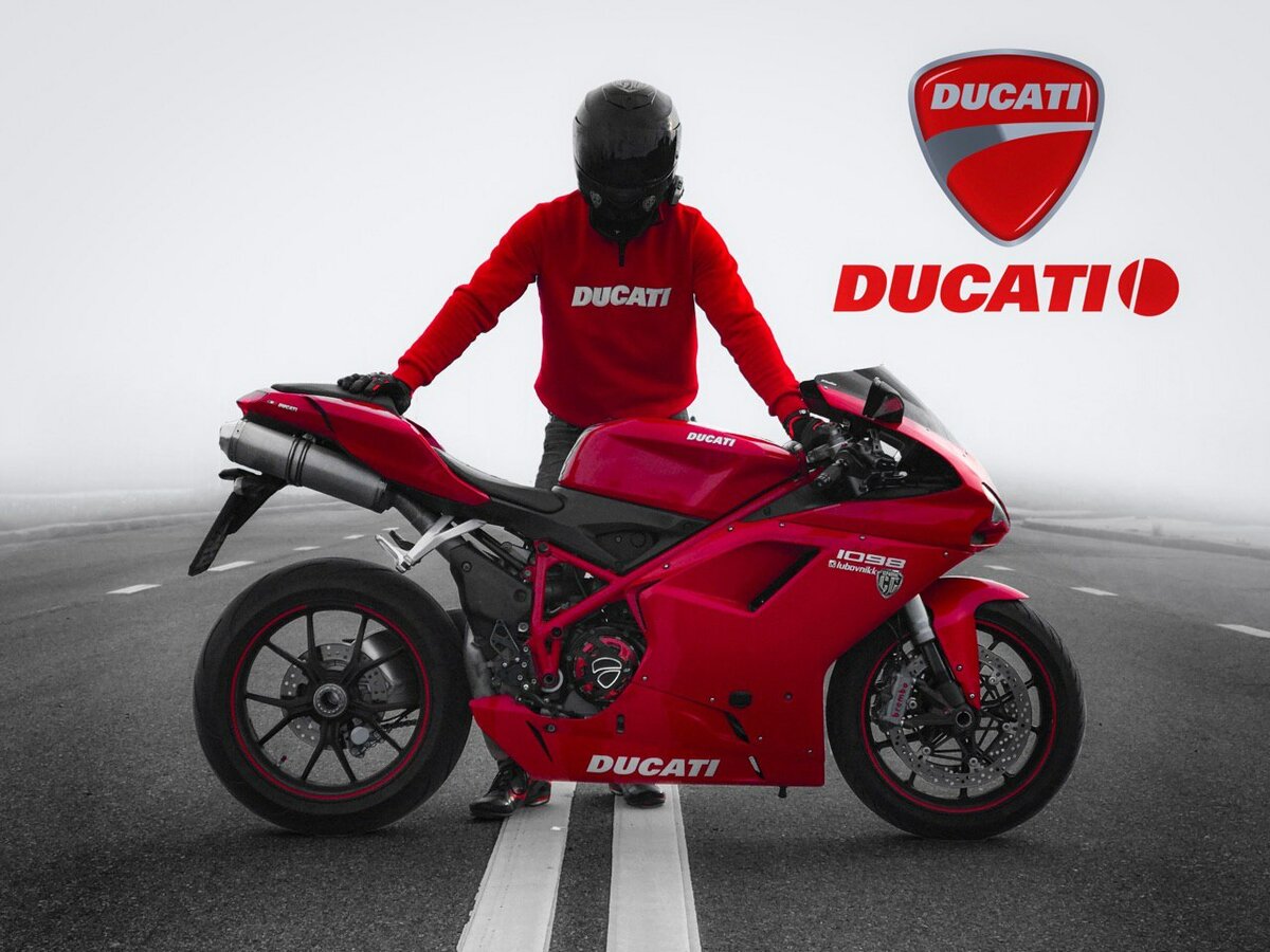 Ducati 1098 красный