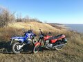 1999 Yamaha XT600, синий - вид 3