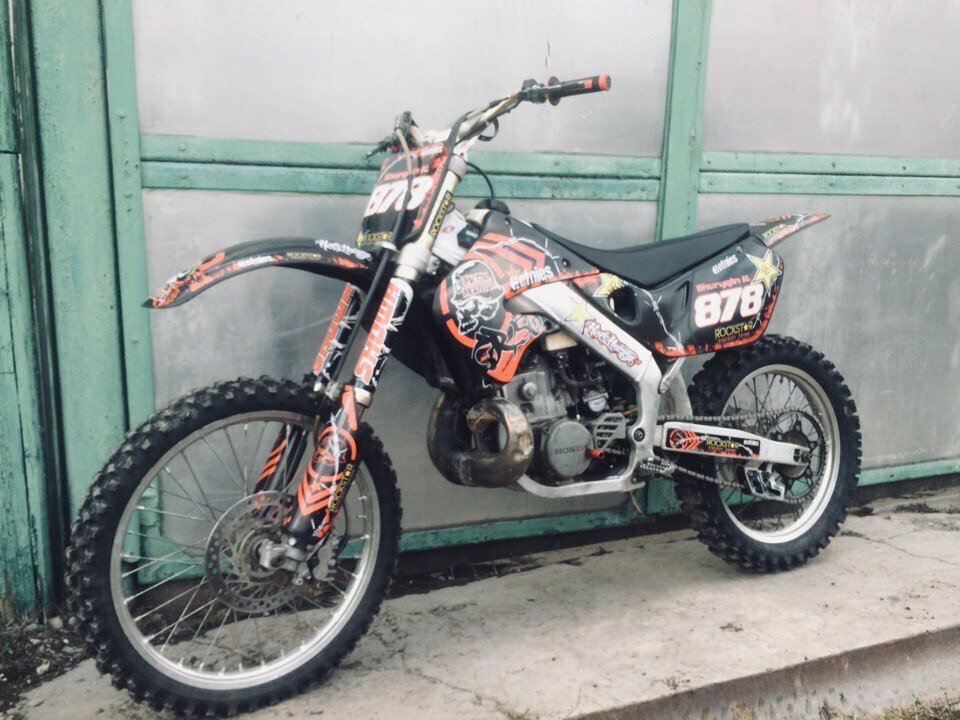 Honda xr250 переделан под кросс