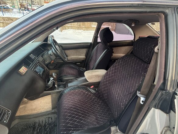 1995 Toyota Crown IX (S140), серый, 360000 рублей - вид 6