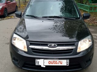 2014 Lada (ВАЗ) Granta I, чёрный, 550000 рублей, вид 1