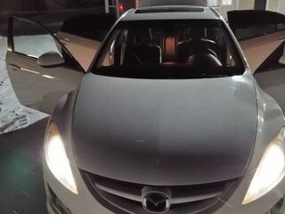 2011 Mazda 6 II (GH) Рестайлинг, белый, 1600000 рублей, вид 2