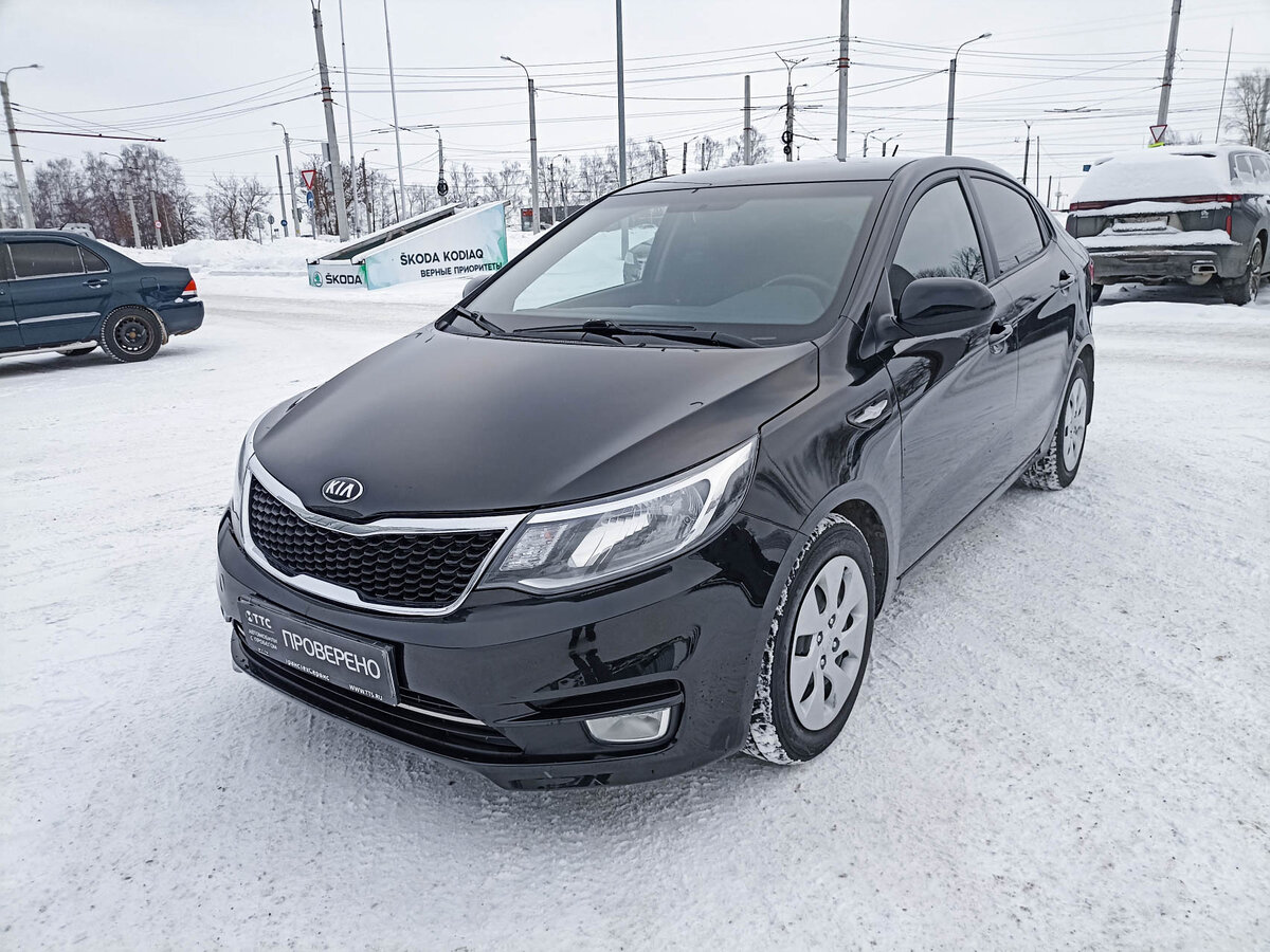 Купить б/у Kia Rio III Рестайлинг 1.6 AT (123 л.с.) бензин автомат в ...