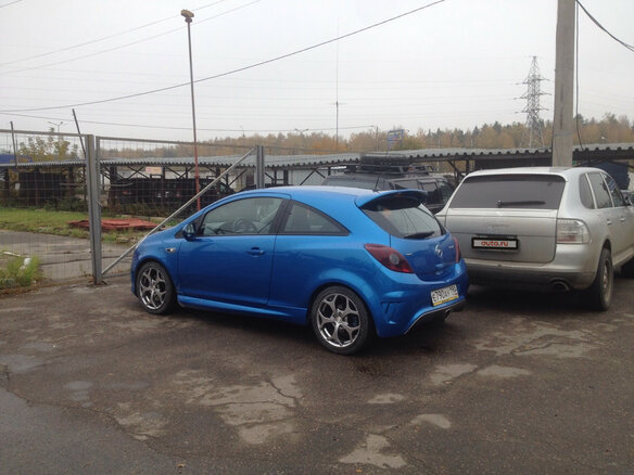 2008 Opel Corsa OPC D, синий - вид 9