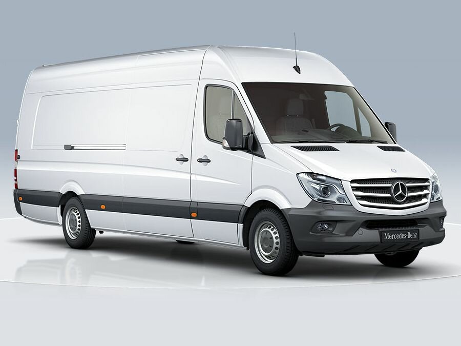Газель спринтер фото Купить новый Mercedes-Benz Sprinter дизель механика в Москве: белый цельнометалл