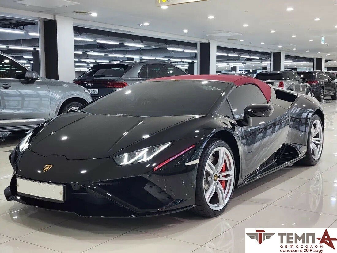 Lamborghini Huracan 2014 черная сзади