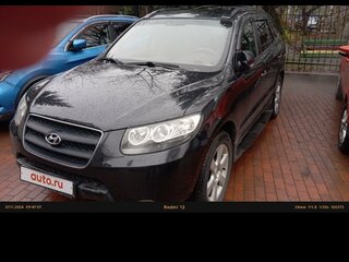 2008 Hyundai Santa Fe II, чёрный, 1290000 рублей, вид 1