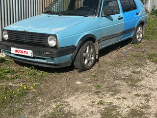 1990 Volkswagen Golf II, голубой, 90000 рублей, вид 1