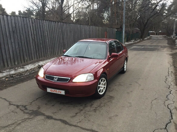 1998 Honda Civic VI, красный