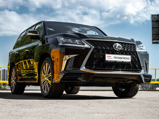 2017 Lexus LX 570 III Рестайлинг 2, чёрный, 8598000 рублей, вид 3