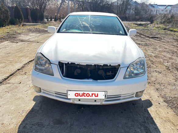 2004 Toyota Crown XII (S180), белый, 480000 рублей