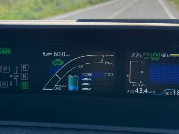 2017 Toyota Prius PHV ZVW52 IV (XW50), синий, 2200000 рублей - вид 10