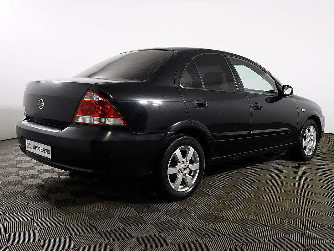 Nissan almera черный