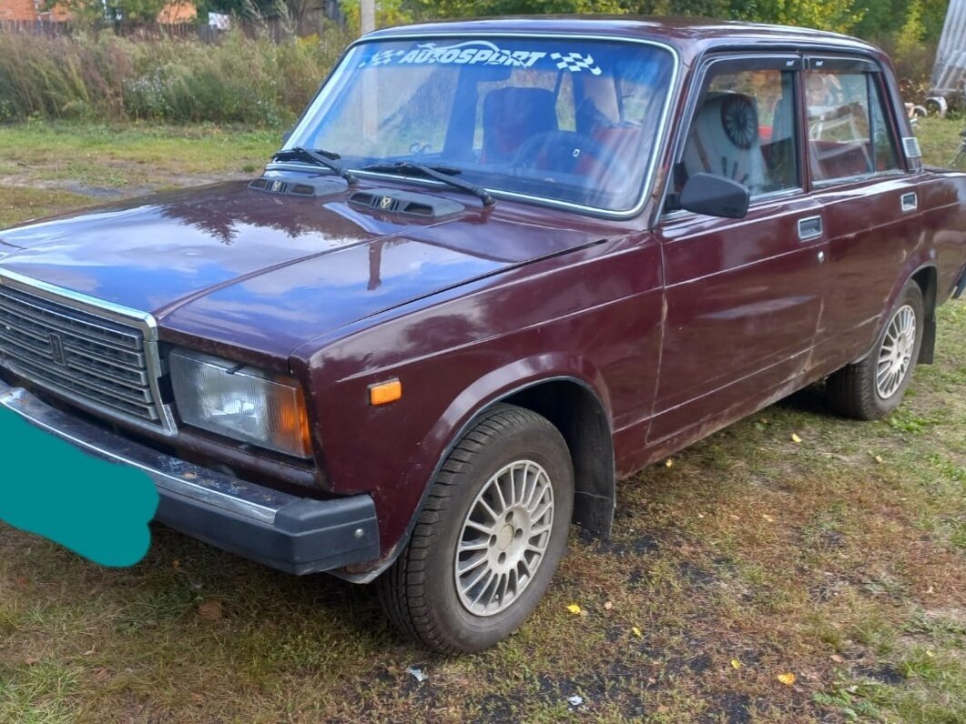 ВАЗ 2107 пурпурный