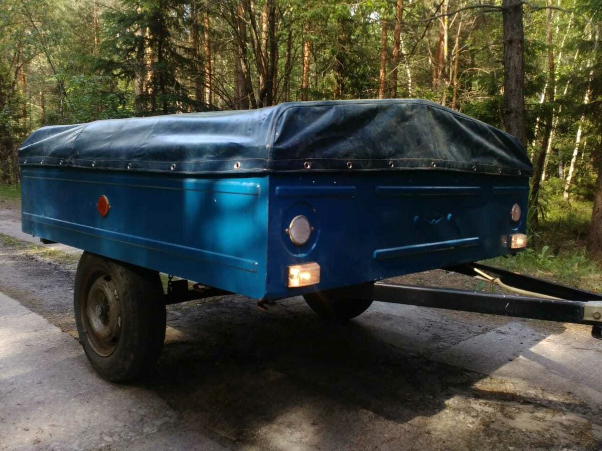 Прицеп для легкового автомобиля старого образца