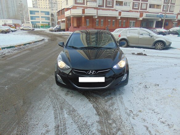 2015 Hyundai Elantra V (MD) Рестайлинг, чёрный