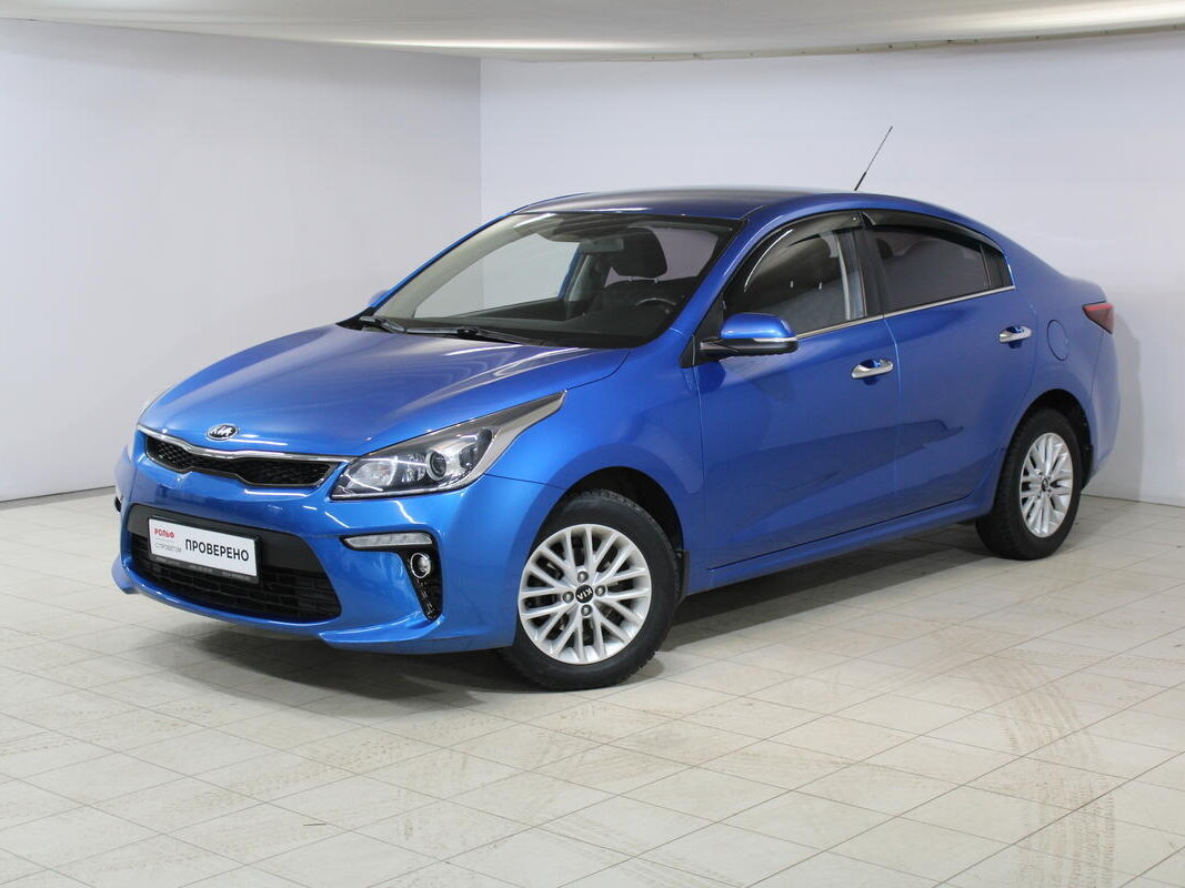 Kia Rio голубая 2018
