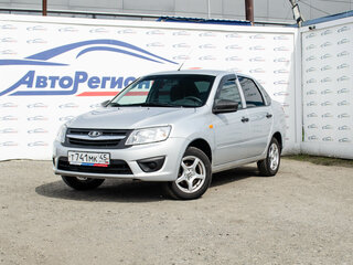 2014 Lada (ВАЗ) Granta I, серебристый, 360000 рублей, вид 1