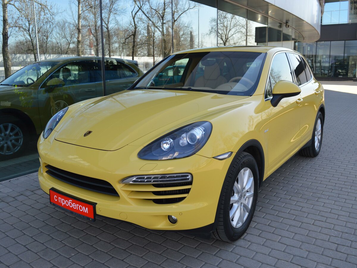 Porsche Cayenne 958 Р¶С‘Р»С‚С‹Р№