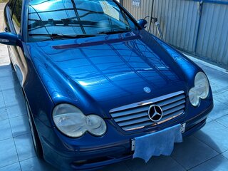 2002 Mercedes-Benz C-Класс 230 II (W203), синий, 480000 рублей, вид 1